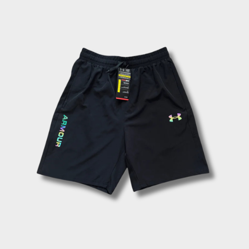 Ensemble short/t-shirt UA Fluo Blanc
